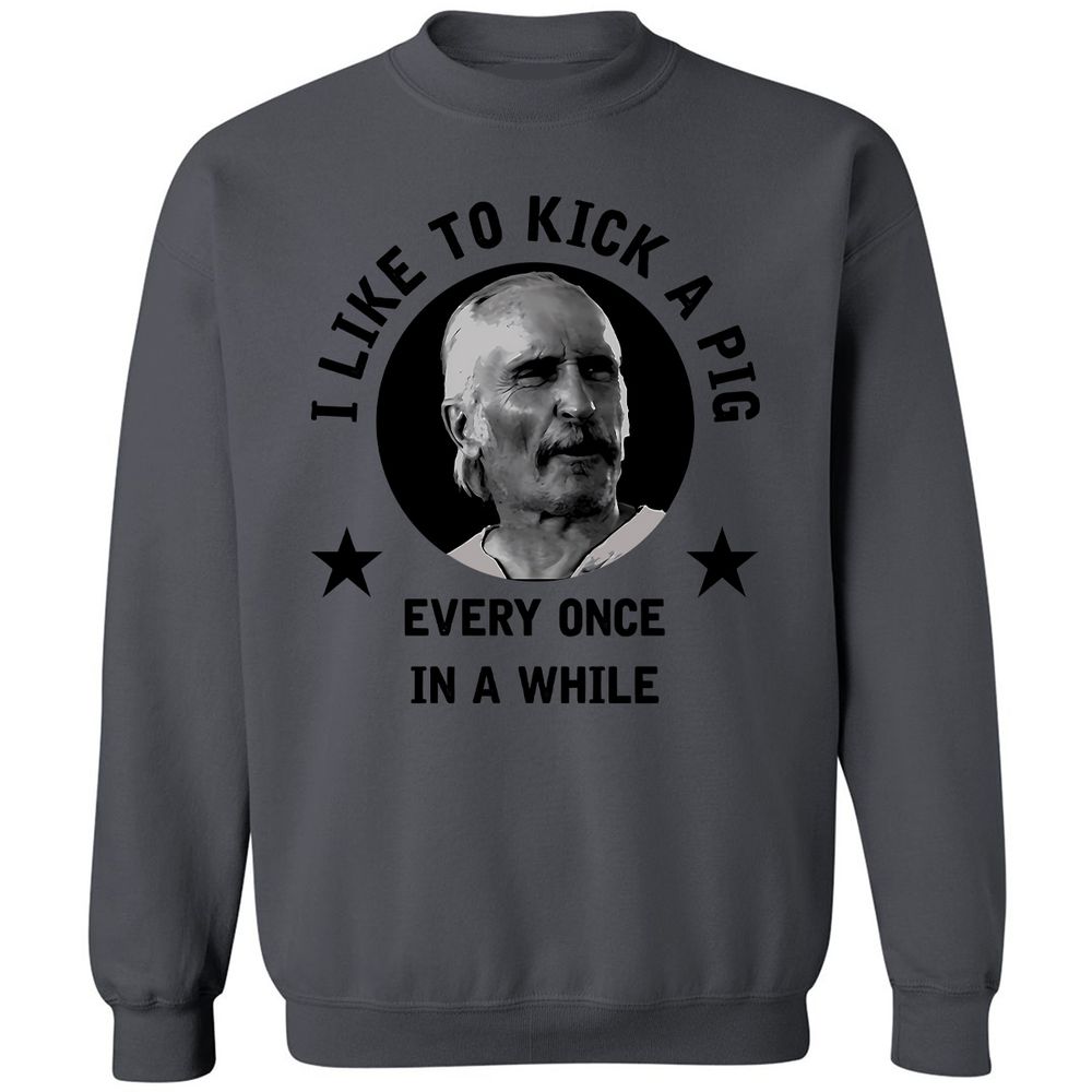 I like to kick a pig - Charcoal - 7