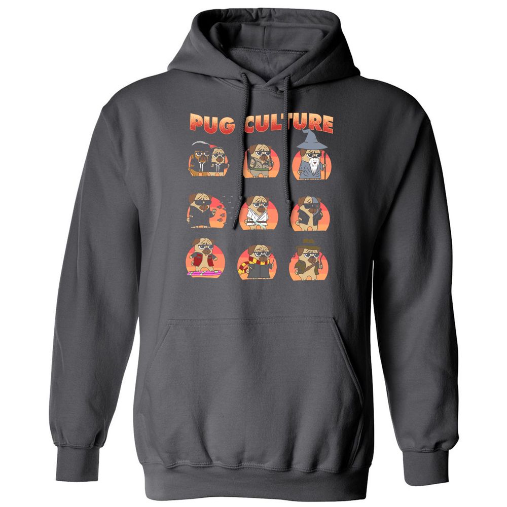 Classic Unisex Hoodie - ELVT7U8J - Charcoal - 7