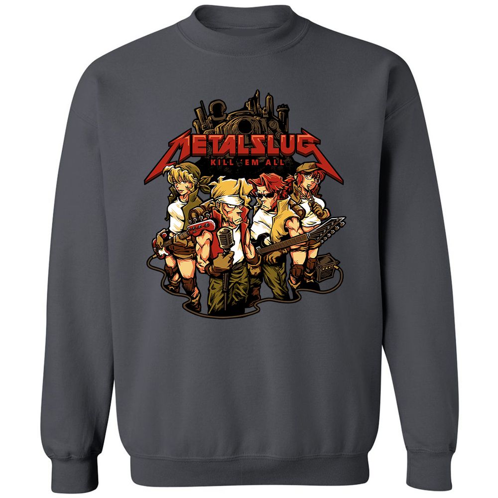 Classic Unisex Sweatshirt - 8U8L77XV - Charcoal - 7