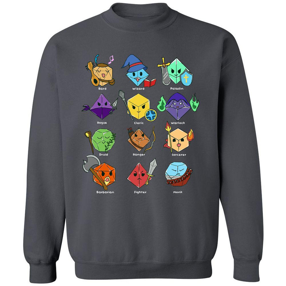 Classic Unisex Sweatshirt - LTE383A8 - Charcoal - 7