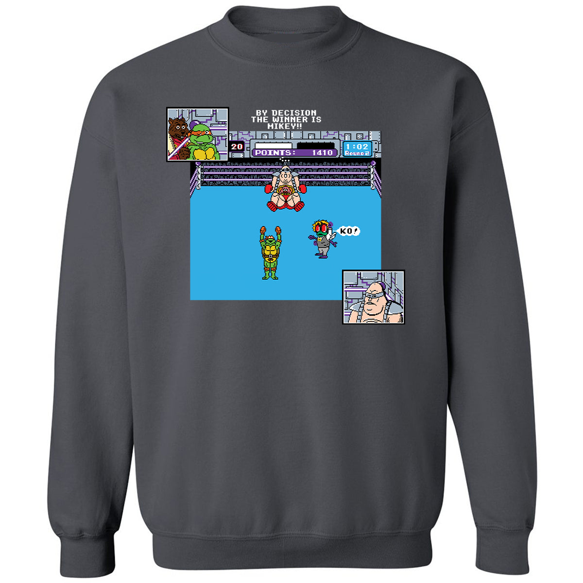 Classic Unisex Sweatshirt - AHLWWLV4 - Charcoal - 7