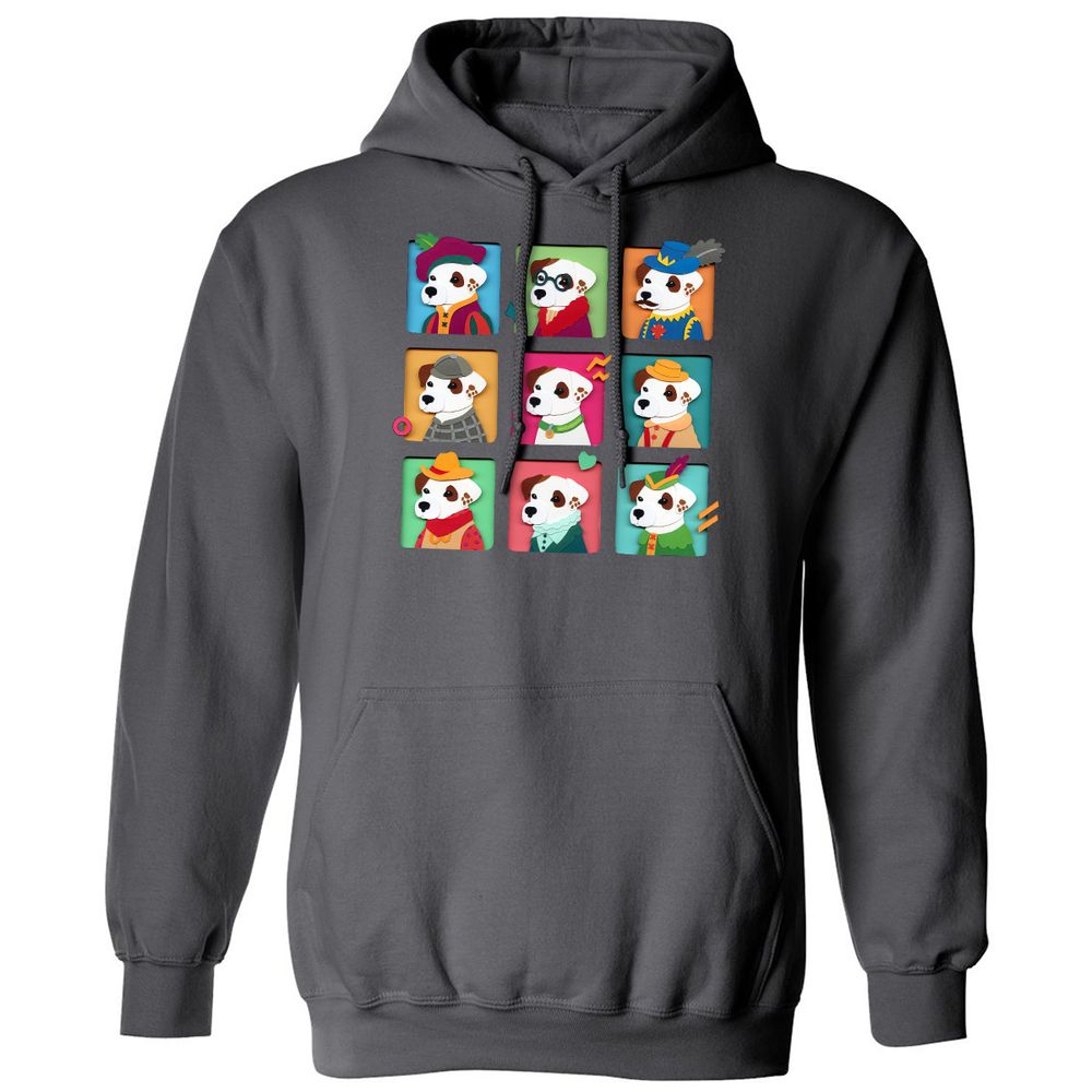 Classic Unisex Hoodie - UVN6VFM5 - Charcoal - 7