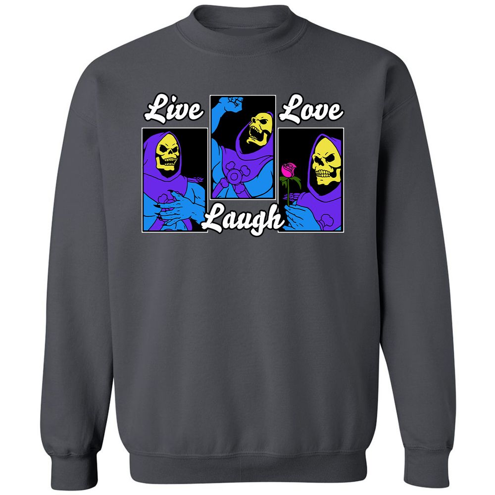 Classic Unisex Sweatshirt - YCK4U6BU - Charcoal - 7
