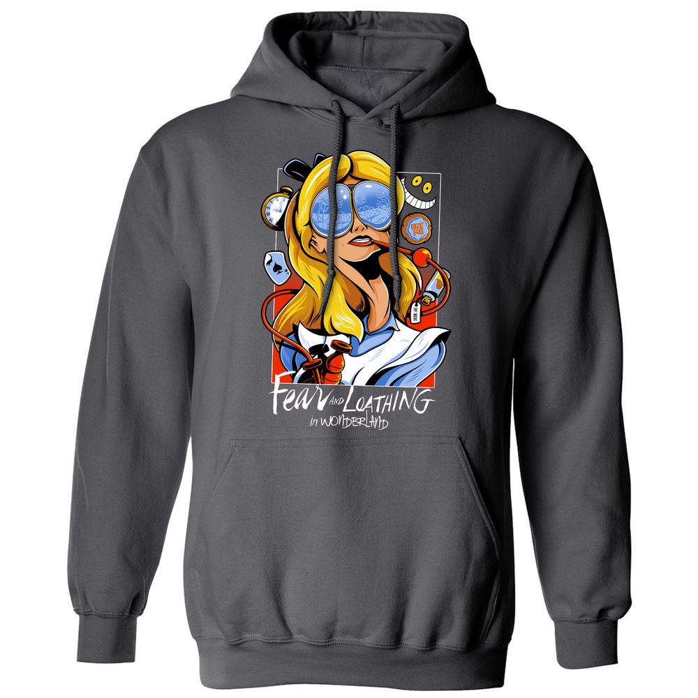 Classic Unisex Hoodie - Y8HKLN23 - Charcoal - 7