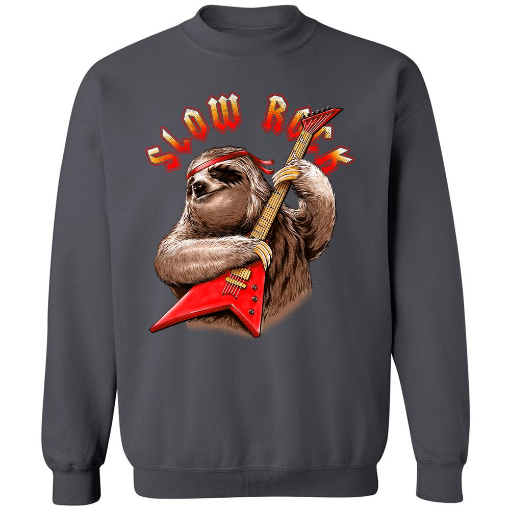 Classic Unisex Sweatshirt - W9H43F3K - Charcoal - 7