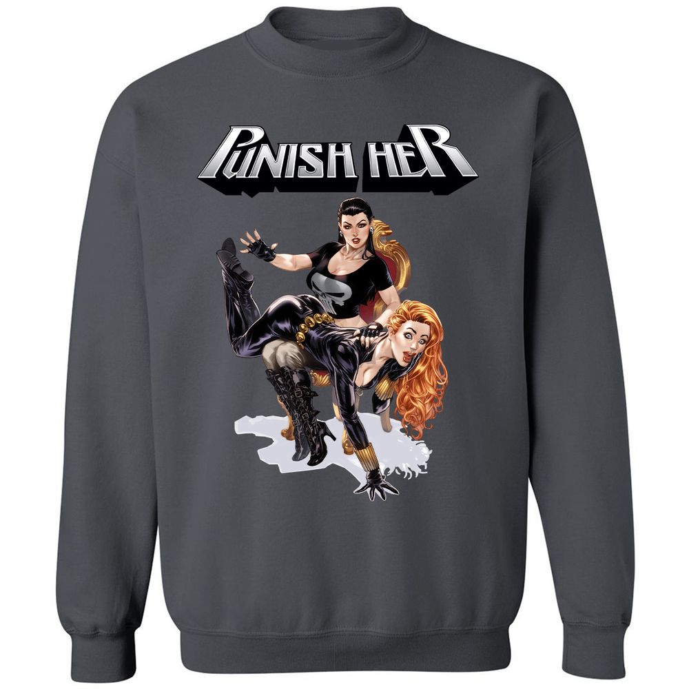 Classic Unisex Sweatshirt - QRTAT59U - Charcoal - 7