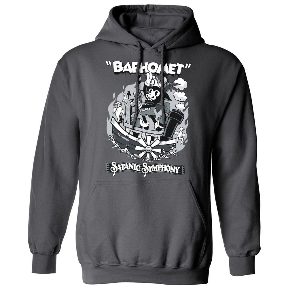 Classic Unisex Hoodie - JUC4HCTX - Charcoal - 7