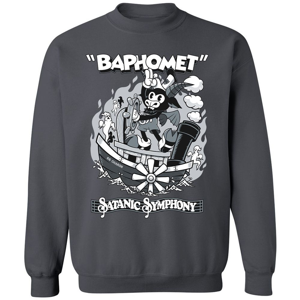 Classic Unisex Sweatshirt - SJ979R8J - Charcoal - 7