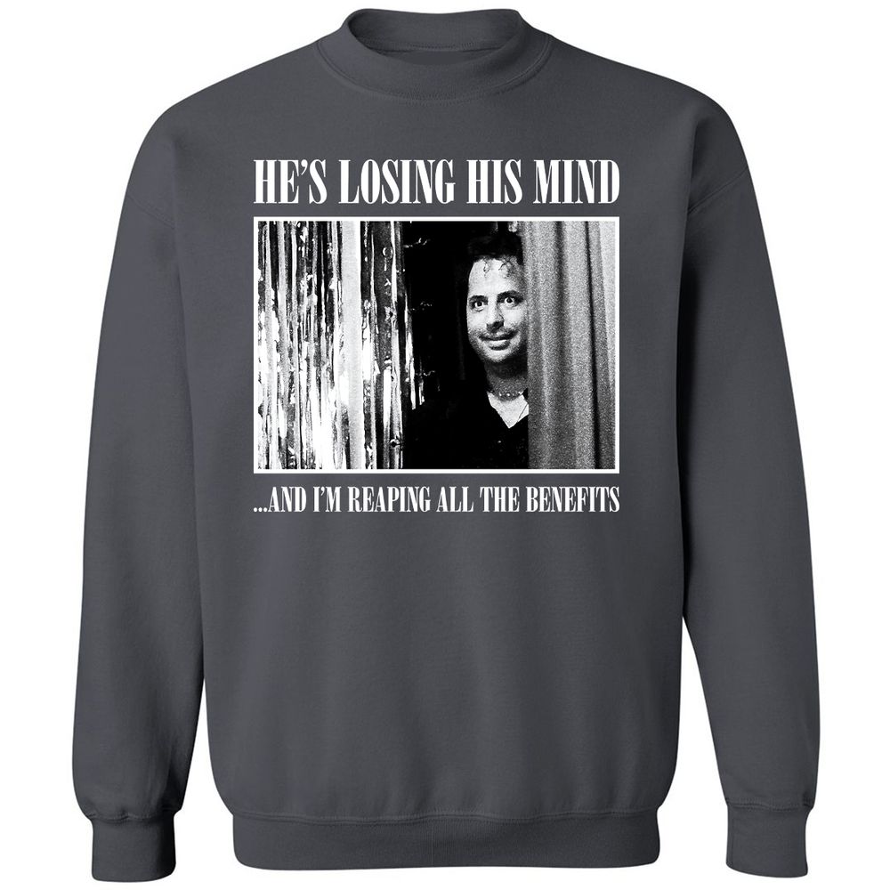 Classic Unisex Sweatshirt - WNZYHAUX - Charcoal - 7