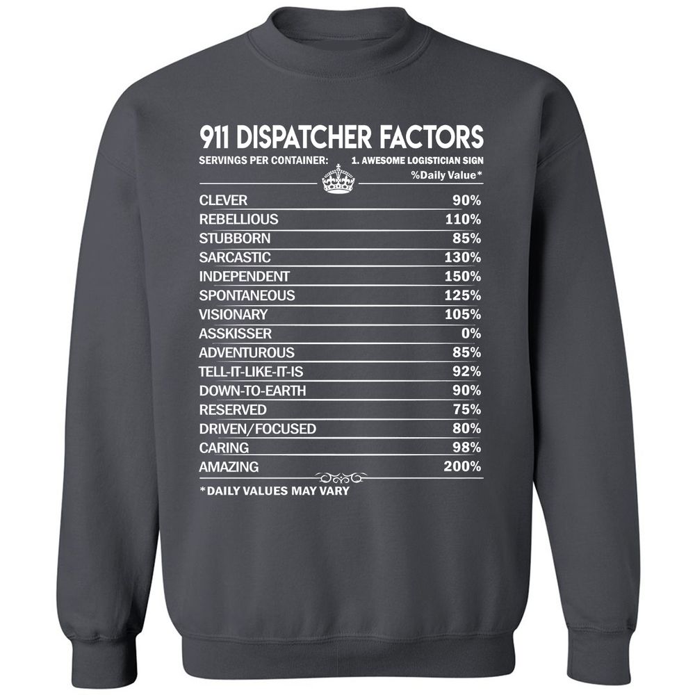 Classic Unisex Sweatshirt - S7GKE2EG - Charcoal - 7