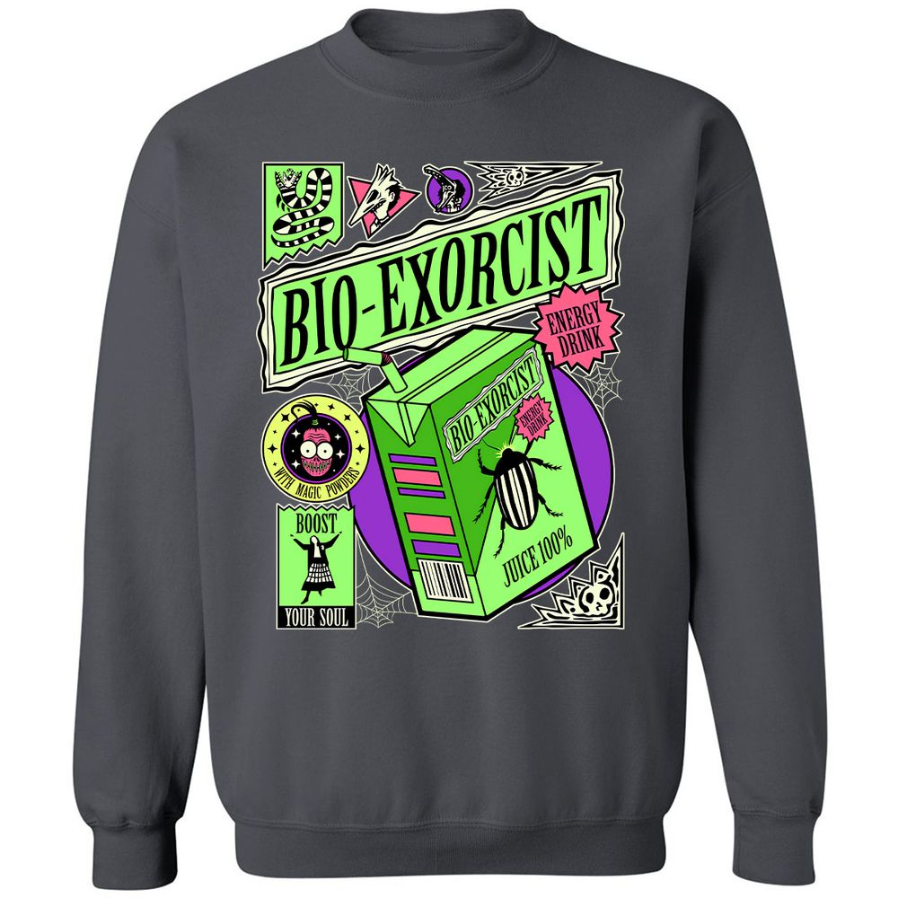 Classic Unisex Sweatshirt - 3L3L3M3E - Charcoal - 7