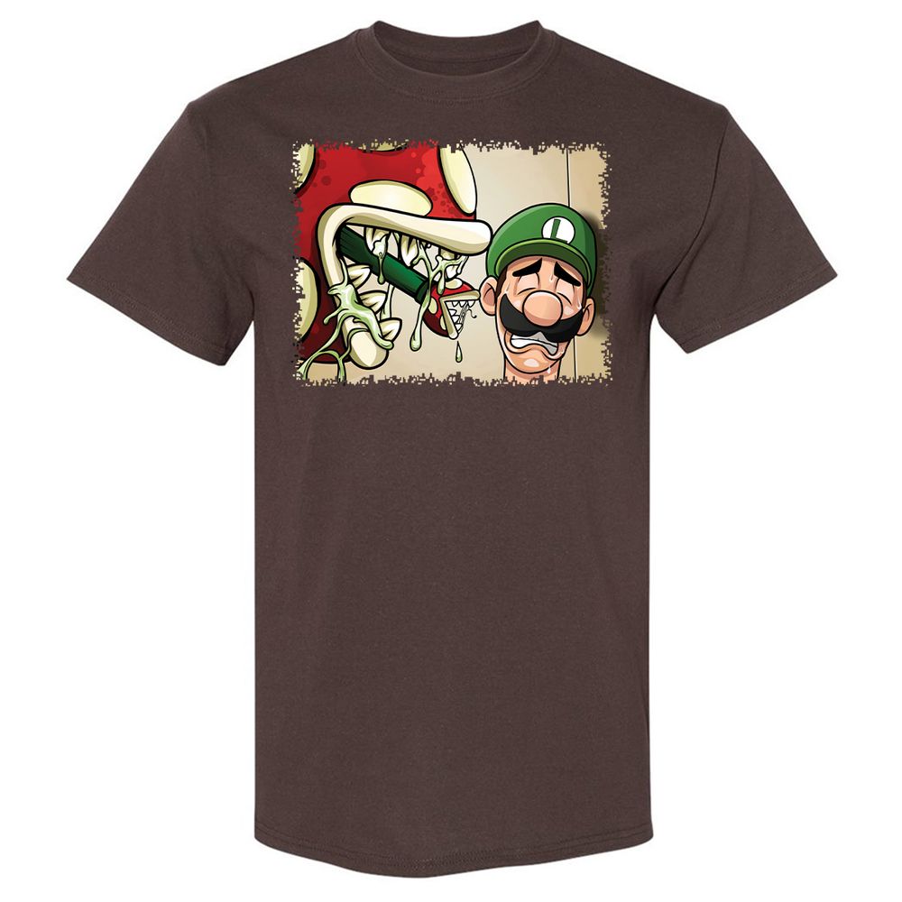 Classic Unisex T-Shirt - 4Q2FBBNM - Dark Chocolate - 7