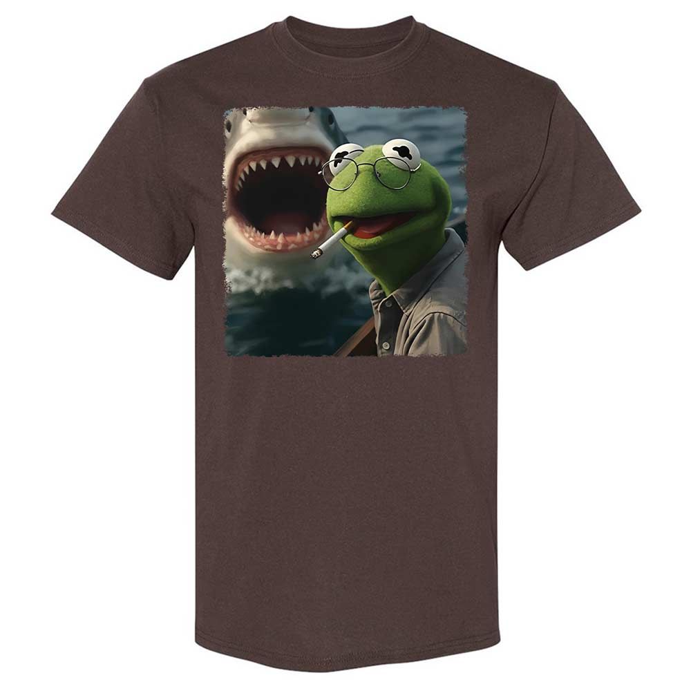 Classic Unisex T-Shirt - KYL3K8YQ - Dark Chocolate - 7