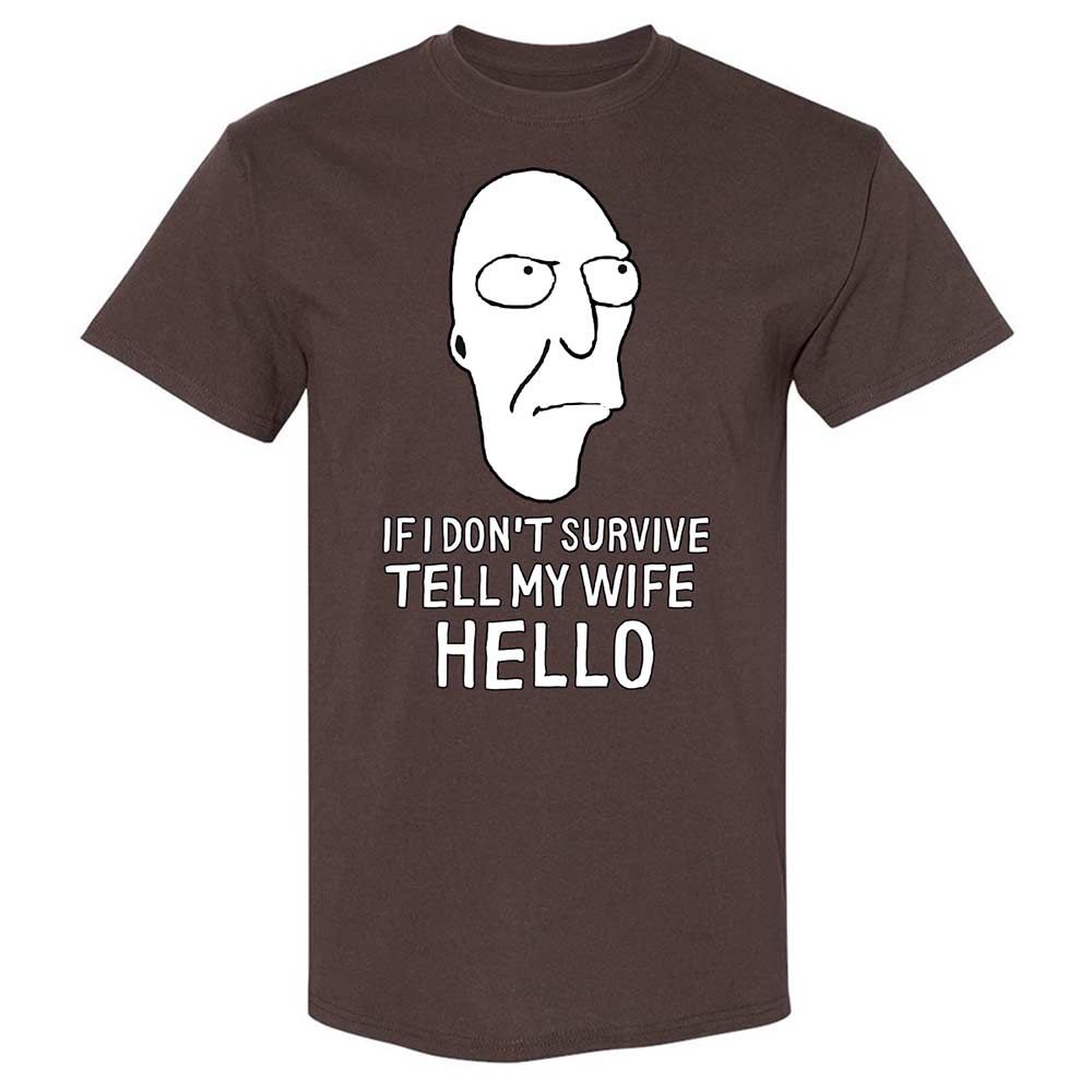 Classic Unisex T-Shirt - ZNZERLNL - Dark Chocolate - 7
