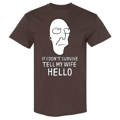 Classic Unisex T-Shirt - ZNZERLNL - Dark Chocolate - 7