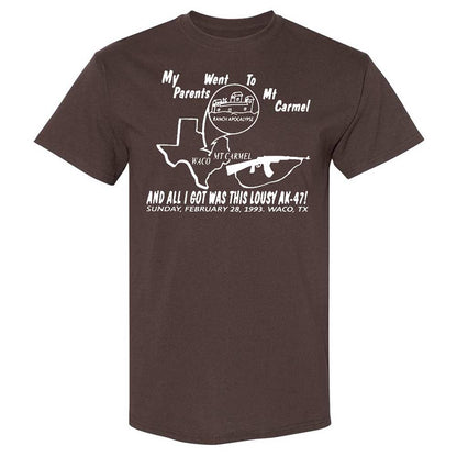 Classic Unisex T-Shirt - 1P2TVSZY - Dark Chocolate - 7