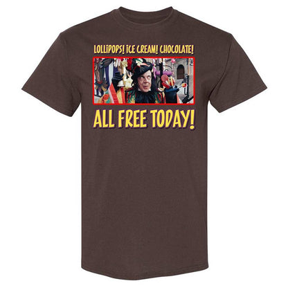 Classic Unisex T-Shirt - Y1YVX2B2 - Dark Chocolate - 7