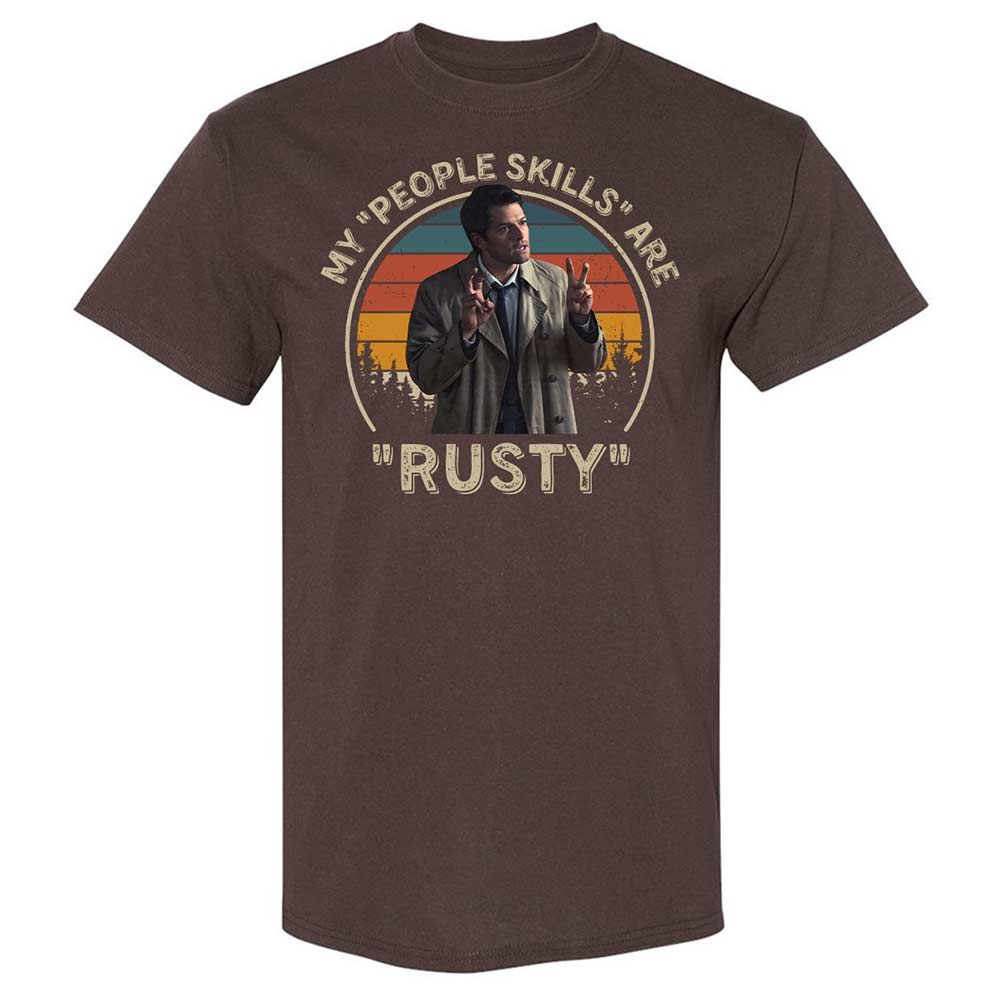 Classic Unisex T-Shirt - KQPHM8YM - Dark Chocolate - 7