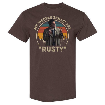 Classic Unisex T-Shirt - KQPHM8YM - Dark Chocolate - 7