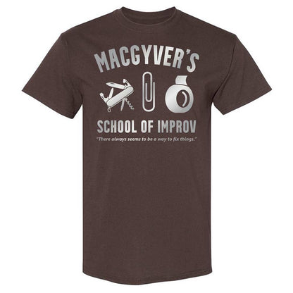 Classic Unisex T-Shirt - Q8HSWB7S - Dark Chocolate - 7