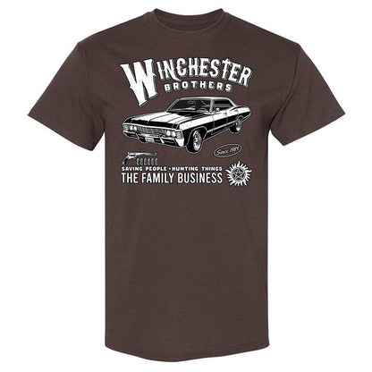 Classic Unisex T-Shirt - U9CQVZHA - Dark Chocolate - 7