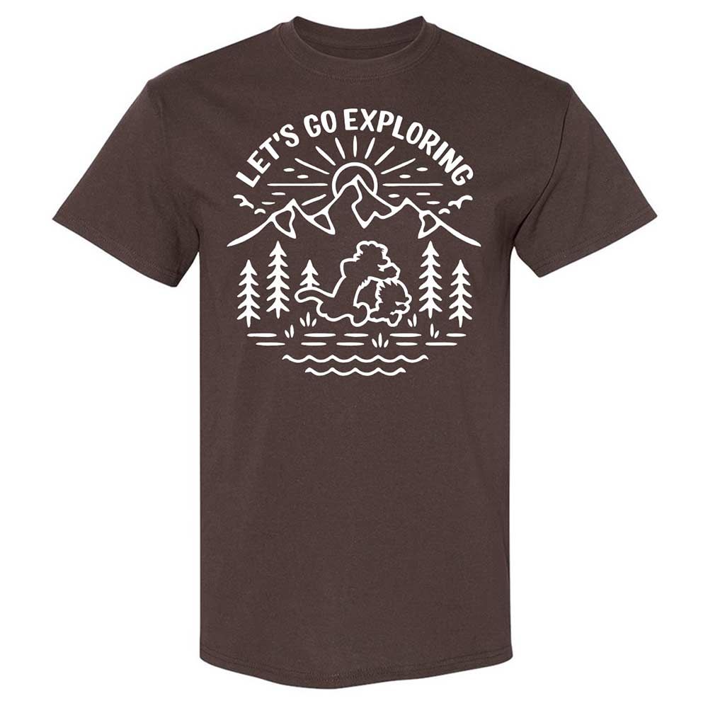 Classic Unisex T-Shirt - 3AAZDJT8 - Dark Chocolate - 7