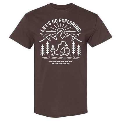 Classic Unisex T-Shirt - 3AAZDJT8 - Dark Chocolate - 7