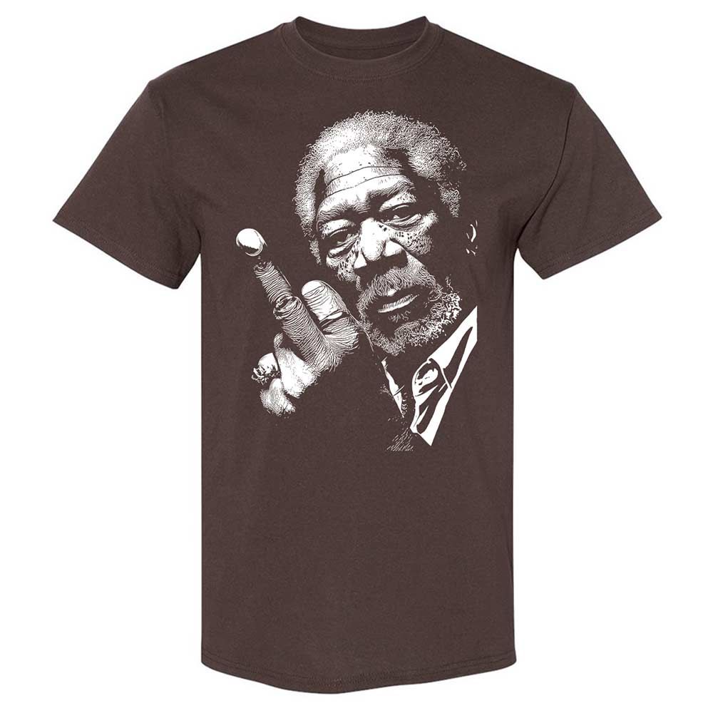 Morgan Freeman middle finger - Dark Chocolate - 7