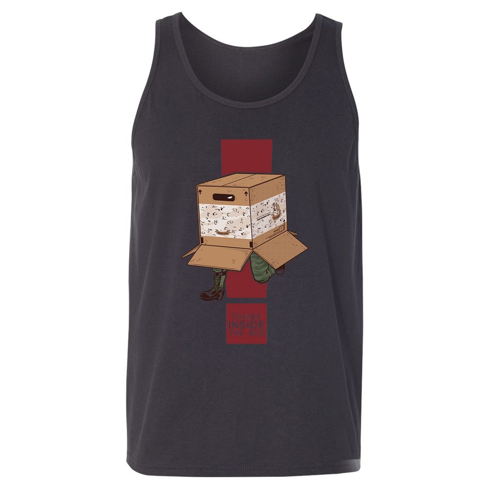 Unisex Jersey Tank - 3GRRERB1 - Dark Grey - 7