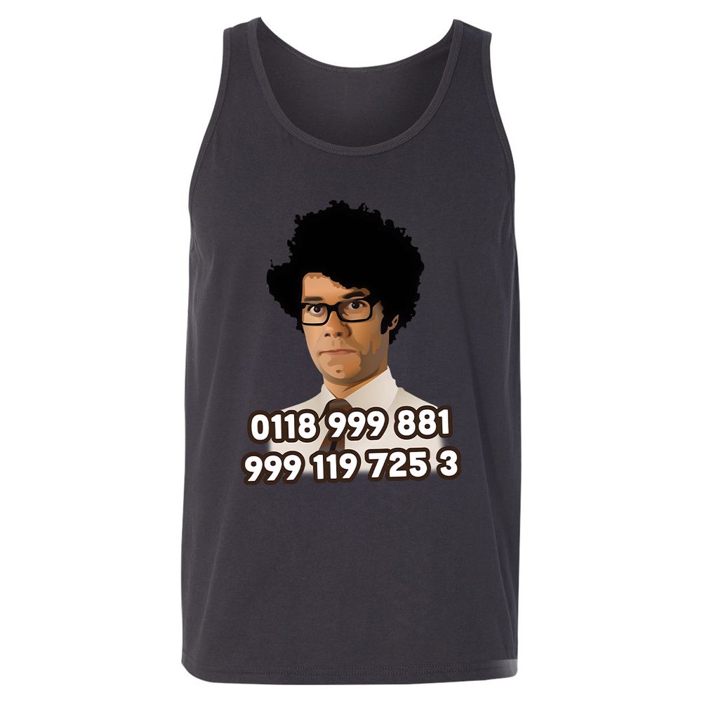 Unisex Jersey Tank - MD8GVSQL - Dark Grey - 7