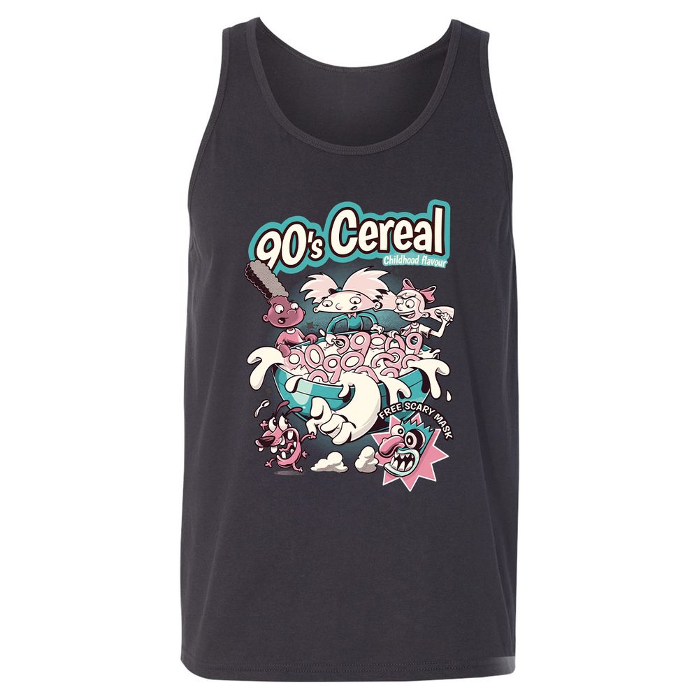 Unisex Jersey Tank - 8489J1EF - Dark Grey - 7