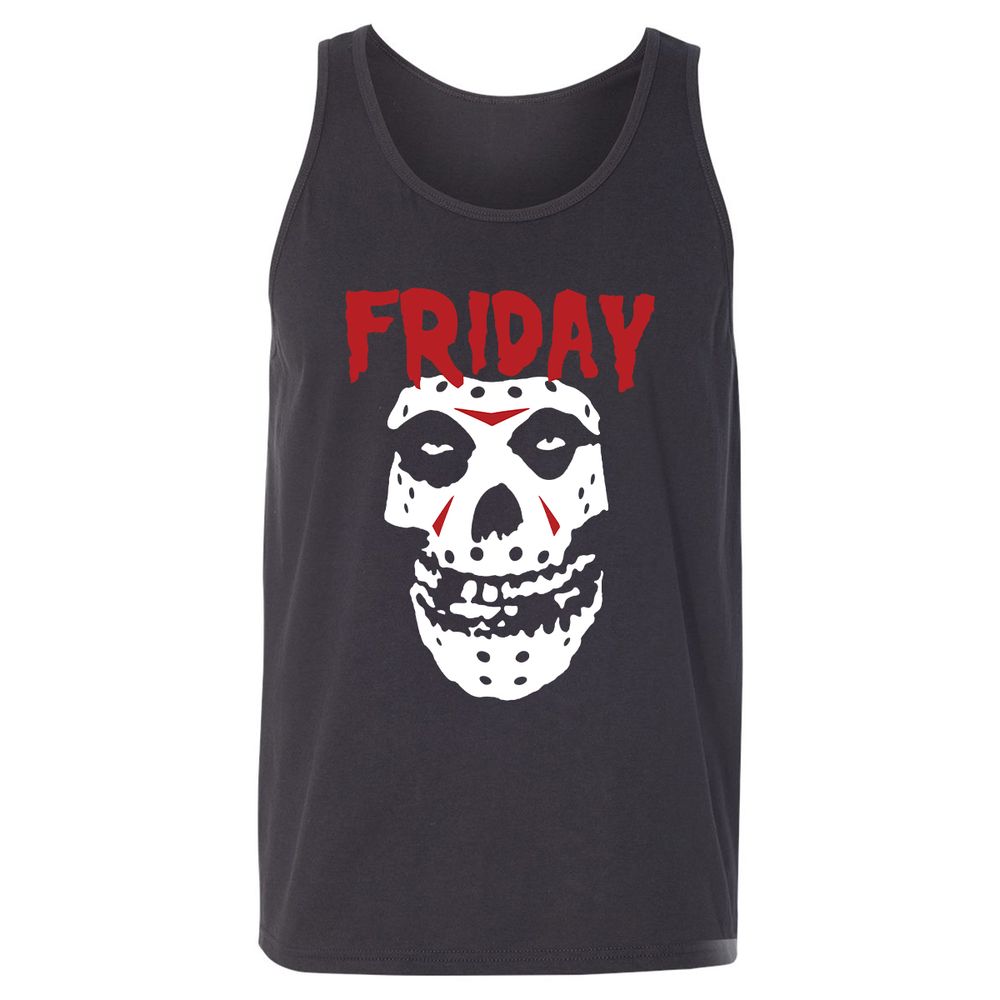 Unisex Jersey Tank - SLENMZK3 - Dark Grey - 7