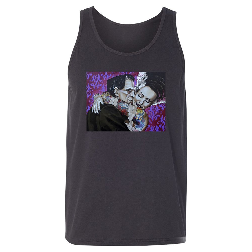 Unisex Jersey Tank - P7J1ZJ5F - Dark Grey - 7