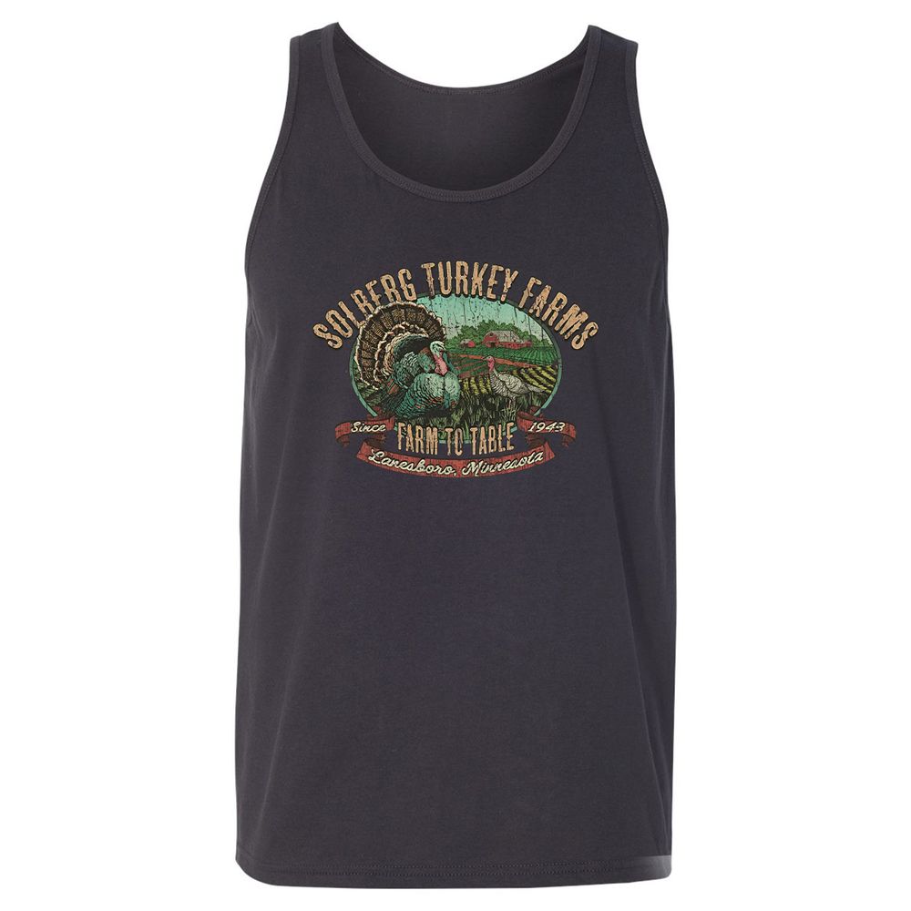 Vintage Turkey Farm Thanksgiving - Dark Grey - 7