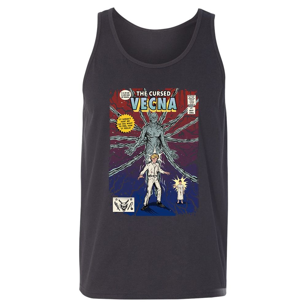 Unisex Jersey Tank - XHAFT6DB - Dark Grey - 7