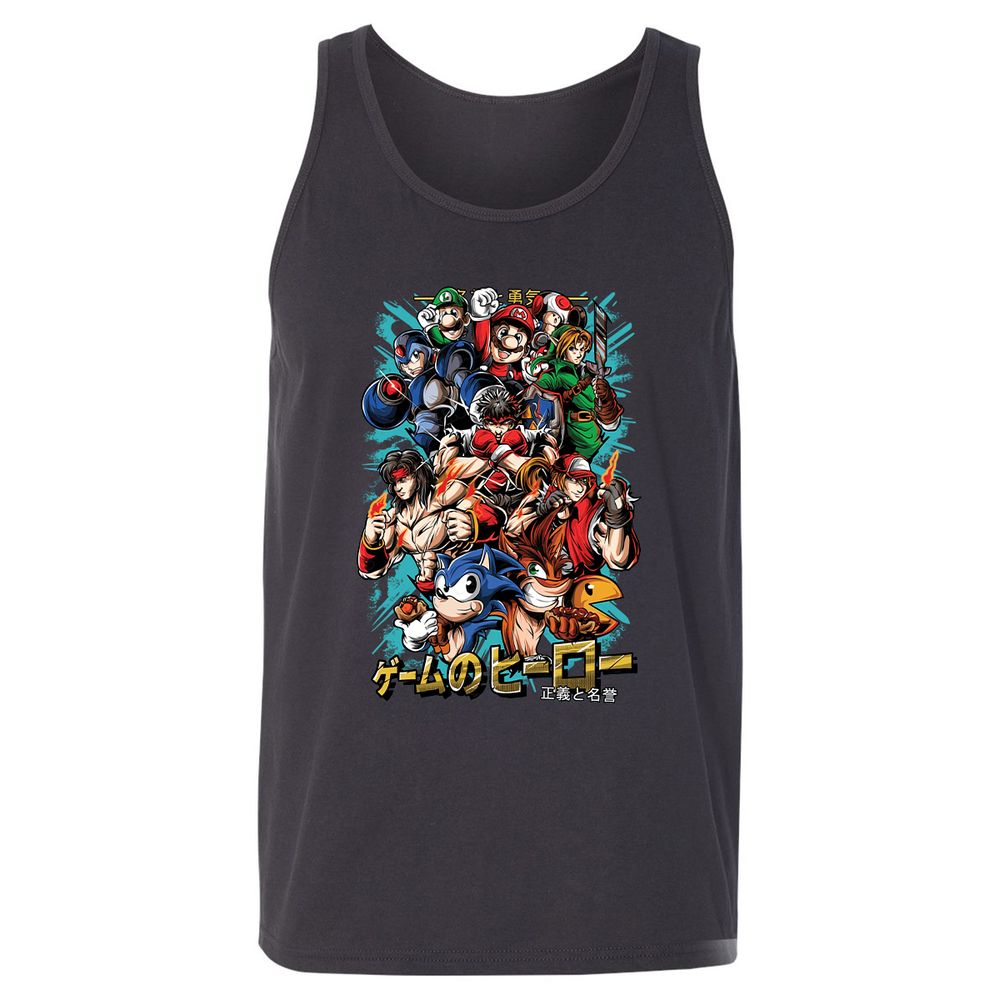Unisex Jersey Tank - Y8NUW8SC - Dark Grey - 7