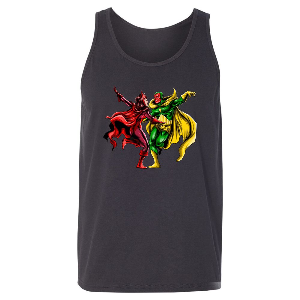 Unisex Jersey Tank - X4K3TELL - Dark Grey - 7