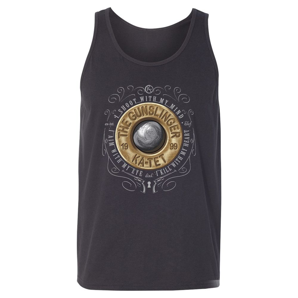 Unisex Jersey Tank - 1ST4ZXBJ - Dark Grey - 7