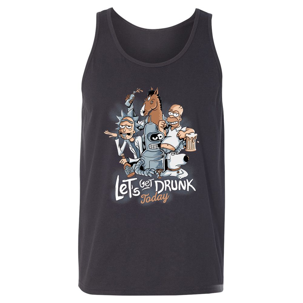 Unisex Jersey Tank - E649C72H - Dark Grey - 7
