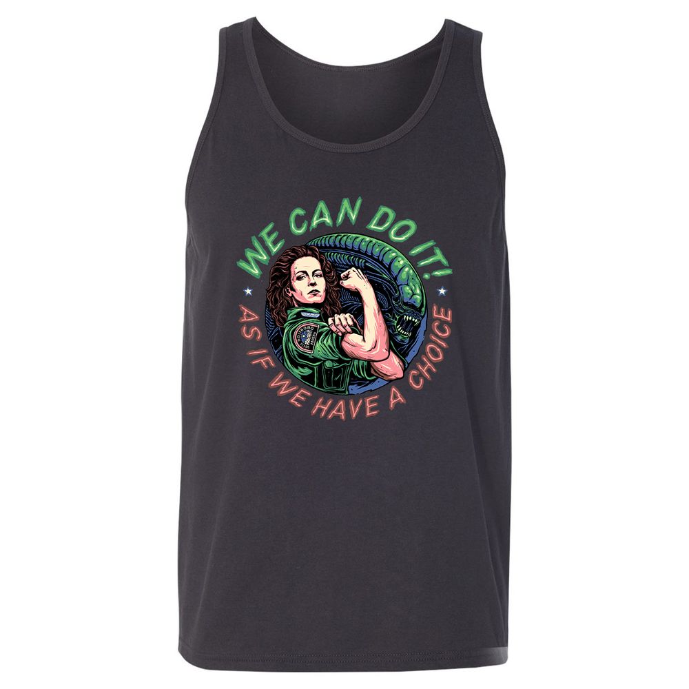 Unisex Jersey Tank - QUEW3UMF - Dark Grey - 7