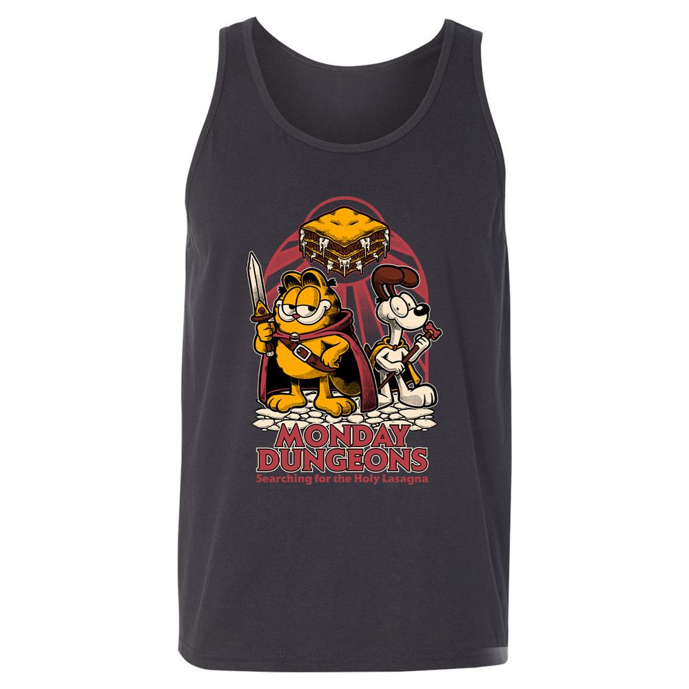 Unisex Jersey Tank - QLRXH6Y2 - Dark Grey - 7