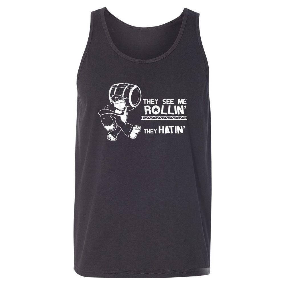 Unisex Jersey Tank - XYZZUSX2 - Dark Grey - 7