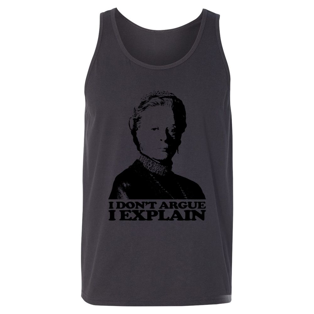 Unisex Jersey Tank - 4DRSASDK - Dark Grey - 7