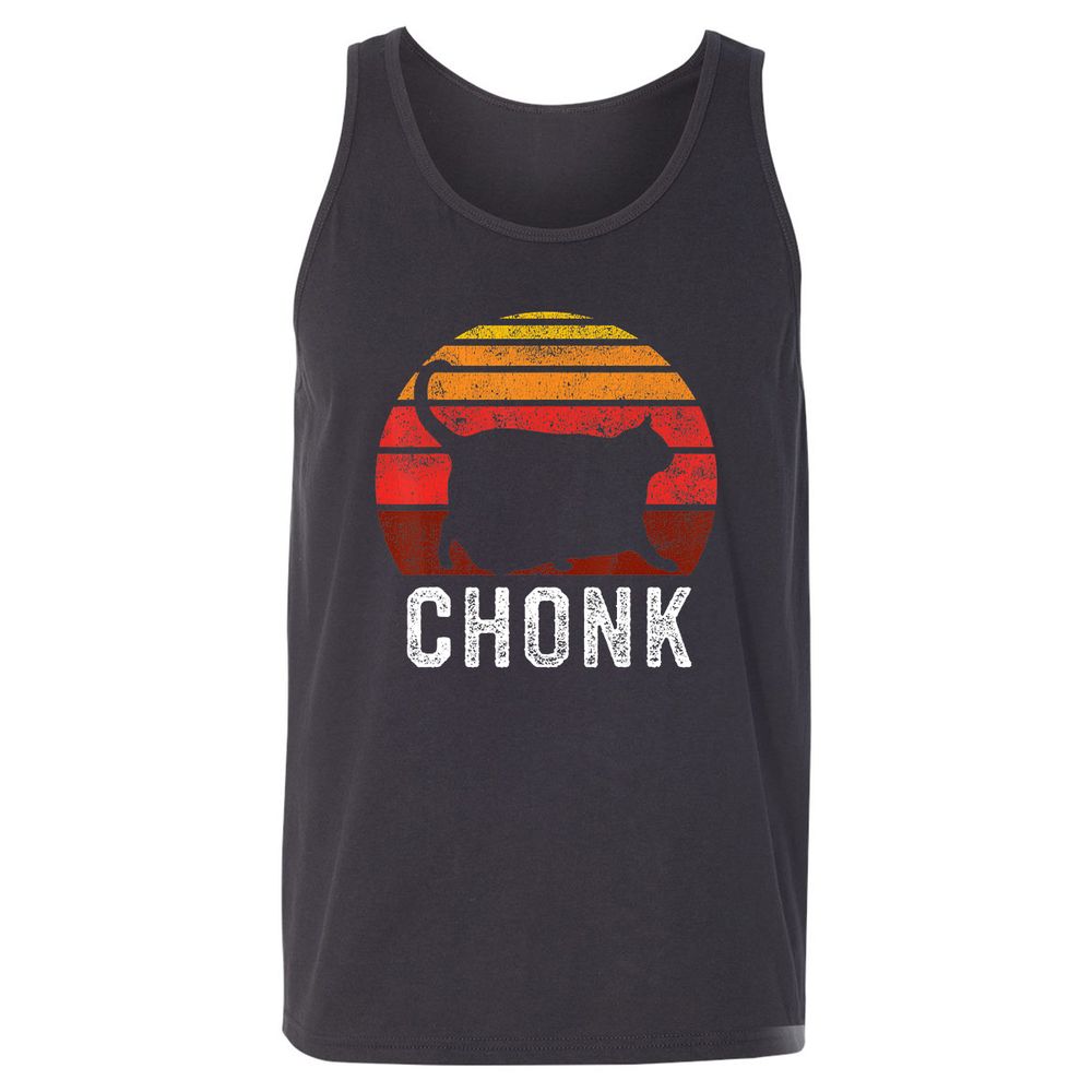 Unisex Jersey Tank - 4CPR61DH - Dark Grey - 7