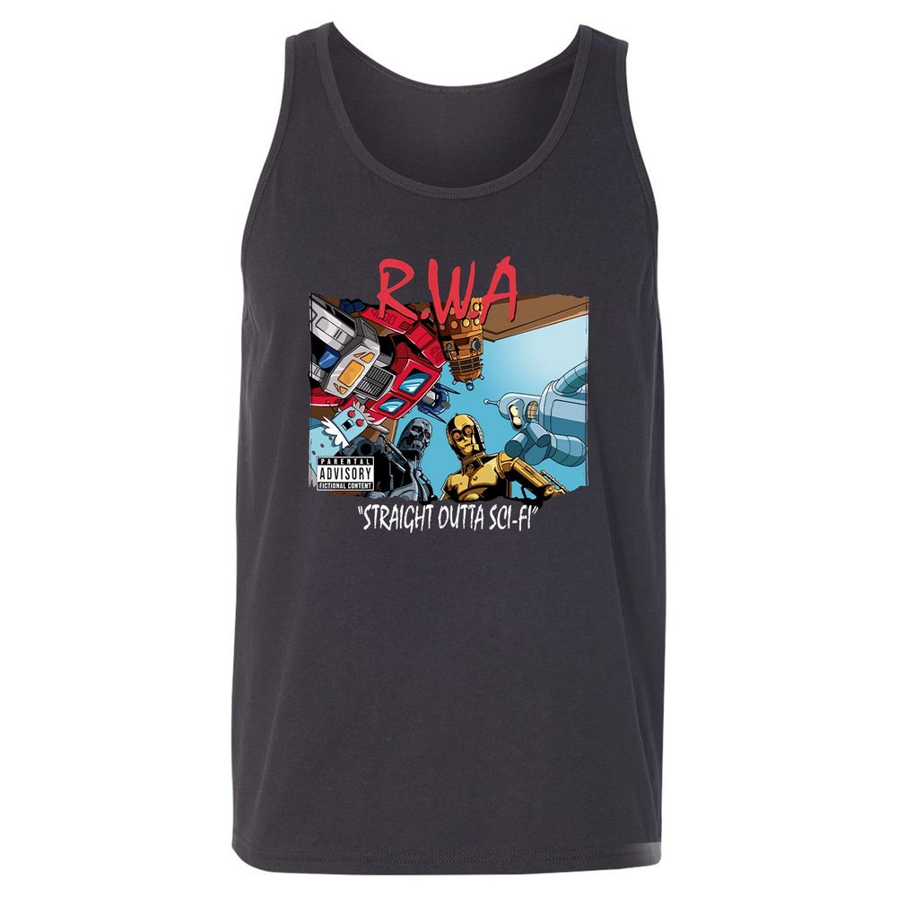 Unisex Jersey Tank - B73SD5D3 - Dark Grey - 7