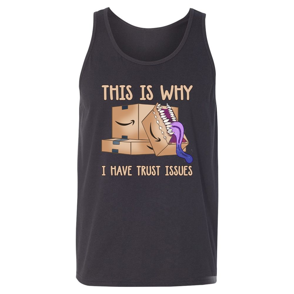 Unisex Jersey Tank - QY47GA8D - Dark Grey - 7