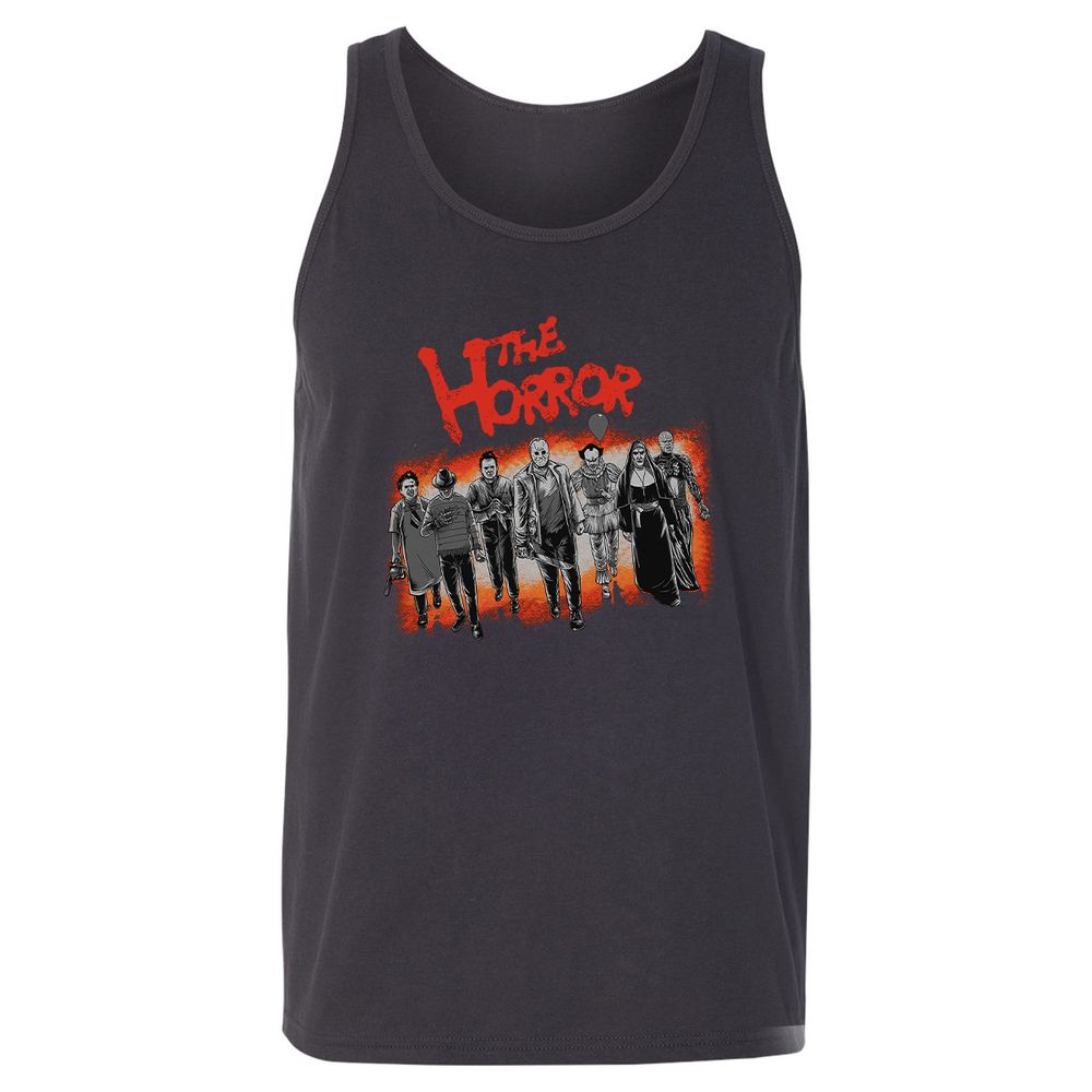 Unisex Jersey Tank - H8HQPAE9 - Dark Grey - 7