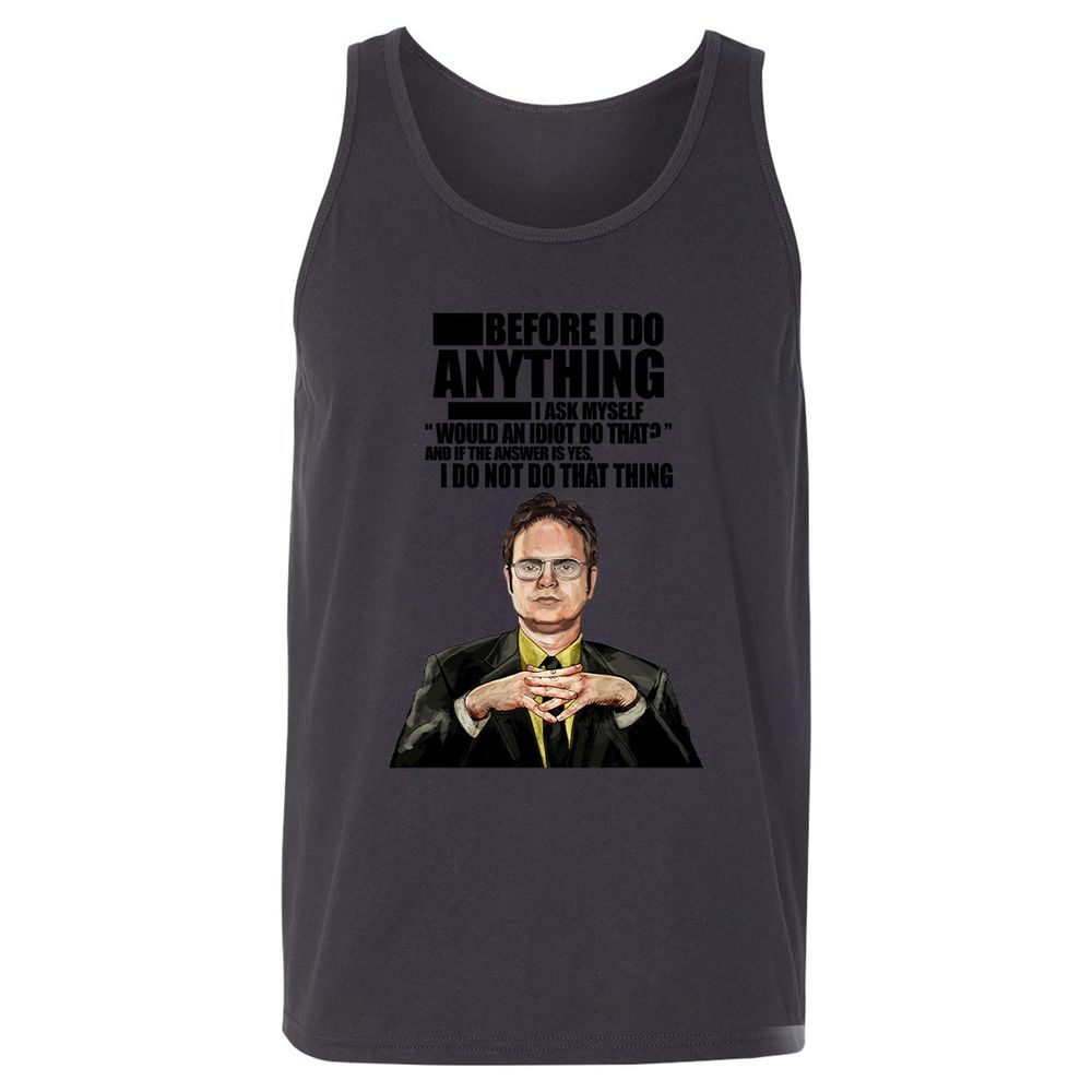 Unisex Jersey Tank - 2YDRFHMS - Dark Grey - 7