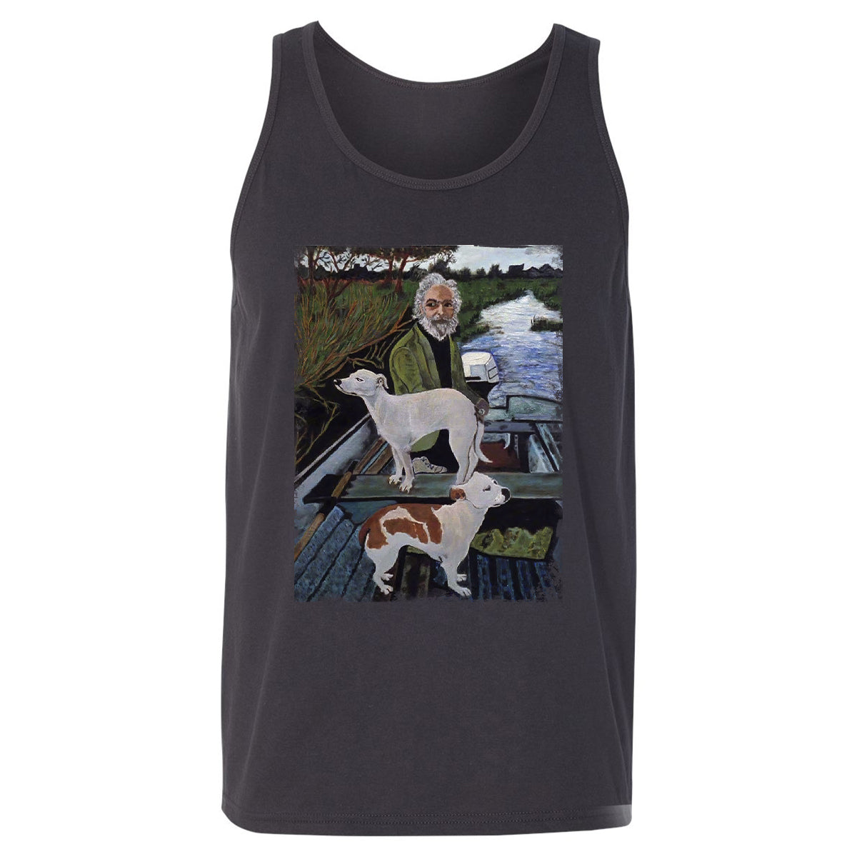 Unisex Jersey Tank - YFABK8NA - Dark Grey - 7