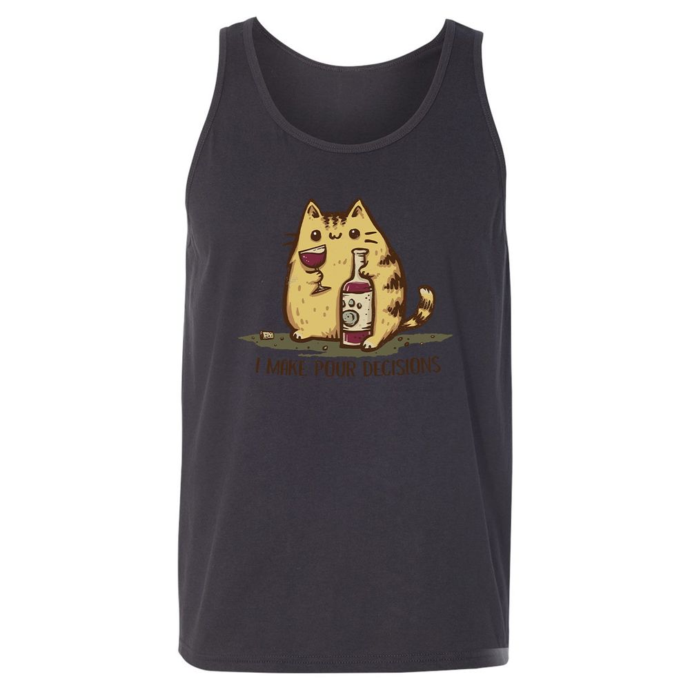 Unisex Jersey Tank - HQC9PR4E - Dark Grey - 7